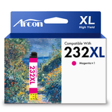 232XL Ink Cartridges 1 x Magenta Compatible for 232 232 XL 232XL Printer Ink for Expression Home XP-4200 XP-4205 WF-2930 WF-2950 All-in-One T232 T232XL