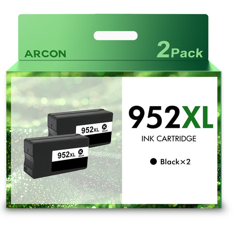 Arcon 2-Pack Compatible ink Compatible for HP 952 XL Ink Cartridges Use with HP Officejet Pro 8710 8720 7740 7720 8200 8700 8740 8725 8702 8216 8218 Printer