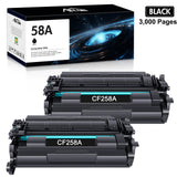 58A Toner Cartridge Black Compatible for HP 58A CF258A 58X CF258X 2-Pack HP Laserjet Pro M404dn M404n MFP M428fdw M428fdn M406dn M430f Printer Ink