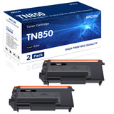 TN850 TN820 High Yield Toner Cartridges Black for Brother TN 850 TN 820 MFC-L5850DW DCP-L5600DN HL-L5200DW MFC-L5700DW MFC-L5900DW Printer Ink 2-Pack