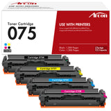 075 075H Toner Cartridge Compatible for Canon 075 075H Toner Cartridge Set for Canon imageCLASS LBP646Cdw LBP647Cdw imageCLASS MF663Cdw MF665Cdw(Black, Cyan, Magenta, Yellow, 4-pack, with chip)