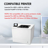 148A Toner Cartridge (with Chip) Compatible for HP 148A 148X W1480A W1480X for Pro 4001dw 4001dn 4001n MFP 4101fdw 4101fdn Printer (2 Black)