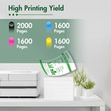 952XL 952 XL Ink Cartridges Compatible for HP 952 952XL Combo Pack for OfficeJet Pro 8710 7740 8720 8210 8715 8702 7720 8730 8740 8216 8725 8700 (4 Pack- Black- Cyan- Magenta- Yellow)