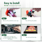 62XL Ink Cartridge Combo Pack Compatible for HP 62 Black Ink Cartridge HP Ink 62 for Envy 5660 7645 7640 5740 OfficeJet 250 Printer Ink 62