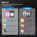 68 Ink Cartridge Compatible for 68e Ink Cartridge Combo Pack for Envy 6555e 6155e 6165e Printer Ink Cartridge