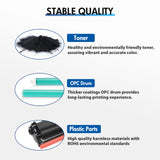 TN850 TN820 High Yield Toner Cartridges Black for Brother TN 850 TN 820 MFC-L5850DW DCP-L5600DN HL-L5200DW MFC-L5700DW MFC-L5900DW Printer Ink 2-Pack