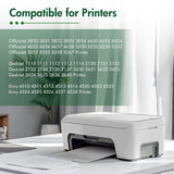 63XL Ink Cartridge Compatible for HP 63 Ink Cartridges Compatible for HP 63XL for Officejet 3830 4650 5255 5258 4655 5252 Envy 4520 4512 Printer( Black and Tri-Color)