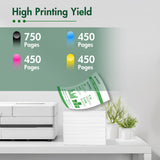 63XL Ink Cartridge Compatible for HP 63 Ink Cartridges Compatible for HP 63XL for Officejet 3830 4650 5255 5258 4655 5252 Envy 4520 4512 Printer( 2 Black )