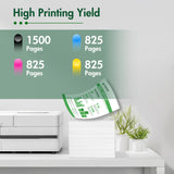 910XL Ink Cartridges Compatible for HP 910 910XL Combo Pack for OfficeJet Pro 8020 8025 8028 8035 8010 8022 8015 8018 Printer (4 Pack- Black- Cyan- Magenta- Yellow)