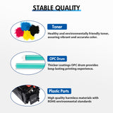 TN227 Black Toner Cartridge Compatible 2-Pack for Brother TN-227BK TN223 MFC-L3770CDW L3750CDW L3710CW HL-L3210CW L3290CD L3270CDW L3290CDW Printers