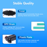 414A 414X Toner Cartridges with Chip Compatible for HP 414A W2020A Work with Color LaserJet Pro MFP M479fdw MFP M479fdn M454dn M454dw M455dn (Black, Cyan, Magenta, Yellow, 4-Pack)
