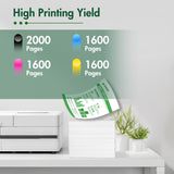 962XL 962 Ink Cartridges Compatible for HP 962 962XL Combo Pack for OfficeJet Pro 9015 9020 9018 9025 9010 9018 9019 Printer (4 Pack- Black- Cyan- Magenta- Yellow)