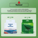 62XL Ink Cartridge Combo Pack Compatible for HP 62 Black Ink Cartridge HP Ink 62 for Envy 5660 7645 7640 5740 OfficeJet 250 Printer Ink 62