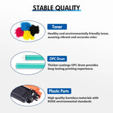 5-Pack TN229XL Toner Cartridge High Yield Compatible for Brother TN-229XL TN229 for MFC-L3780CDW MFC-L3720CDW HL-L3280CDW HL-L3220CDW HL-L3300CDW Printers (TN-229XLBK/C/M/Y)