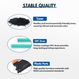 4-Pack TN660 Toner Cartridge Black High Yield Compatible for Brother TN660 TN-660 TN630 TN-630 Work for Brother HL-L2300D HL-L2305W HL-L2320D HL-L2380DW MFC-L2740DW Printer