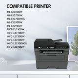 4-Pack TN760 Black Toner Cartridge Compatible for Brother TN-760 TN760 TN730 TN-730 HL-L2350DW DCP-L2550DW MFC-L2710DW MFC-L2690DW MFC-L2750DW High Yield Printer Ink