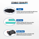 4-Pack TN770 Toner Cartridge Compatible for Brother TN770 TN-770 works with MFC-L2750DW MFC-L2750DWXL HL-L2370DW HL-L2370DWXL Printers (Black)