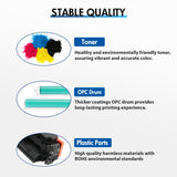 054H 054 CRG-054H Toner Compatible for Canon 054 toner cartridge set 054H Color ImageCLASS MF644Cdw MF641Cw MF642Cdw LBP622Cdw MF640C Toner Printer Ink (Black Cyan Magenta Yellow, 4-Pack)