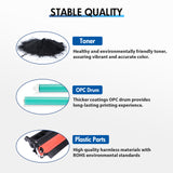 Arcon 070 Toner Cartridge Replacement for Canon 070 070H CRG070 imageCLASS MF465dw MF462dw LBP247dw Printer Ink (Black-2-Pack)