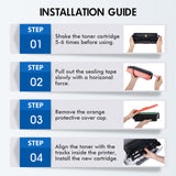 Arcon 137 Toner cartridge for Canon imageCLASS MF230 MF242dw MF244dw MF232dw MF236n MF247dw MF229dw D570 Satera MF224dw Printer(Black-5-Pack)