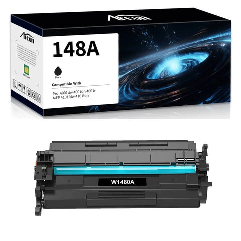148A 148X Toner Cartridge (with Chip, 3000 Pages) Compatible for HP 148A 148X W1480A W1480X for HP Pro 4001dw 4001dn 4001n MFP 4101fdw 4101fdn Printer (1 Black)