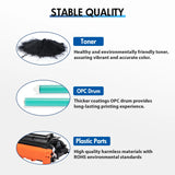 148A Toner Cartridge (with Chip, 3000 Pages) Compatible for HP 148A 148X W1480A W1480X for Pro 4001dw 4001dn 4001n MFP 4101fdw 4101fdn Printer (2 Black)