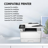 26A CF226A Toner Cartridge 2 Pack Compatible for HP 26A 26X CF226A CF226X Laserjet Pro M402dn M402n M402dw MFP M426fdw M426fdn M426dw M402 M426 Series Printer Ink (High Yield, Black)