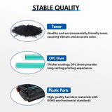 26A CF226A Toner Cartridge 2 Pack Compatible for HP 26A 26X CF226A CF226X Laserjet Pro M402dn M402n M402dw MFP M426fdw M426fdn M426dw M402 M426 Series Printer Ink (High Yield, Black)
