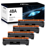 48A Toner Cartridge Compatible for HP 48A CF248A 248A Toner Cartridge HP Laserjet Pro M15w MFP M29w M28w M16w M31w M30w M15a M16a M28a M29a M15 M29 M28 Printer Ink (Black, 4-Pack)