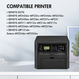 137 Toner Cartridge for Canon 137 CRG137 ImageCLASS MF230 MF242dw MF244dw MF232dw MF236n MF247dw MF229dw D570 Satera MF224dw Printer(Black,4-Pack)