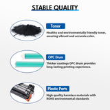 137 Toner Cartridge for Canon 137 CRG137 ImageCLASS MF230 MF242dw MF244dw MF232dw MF236n MF247dw MF229dw D570 Satera MF224dw Printer(Black,4-Pack)