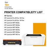Arcon Compatible Toner Cartridge Replacement for HP 48A CF248A HP M15W HP M28W M29W HP Laserjet Pro M15w M15a M16a M16w HP Laserjet MFP M28w M28a M29a MFP M29w 48A CF248A Printer Toner (Black,2 Packs)