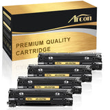 Arcon 4 Packs Compatible for HP 78A CE278A Canon 128 Toner Cartridge Replacement for Canon Imageclass D530, HP LaserJet P1606dn, HP 1536DNF, Canon Imageclass MF4770n D550 MF4880dw LBP6230dw Printer