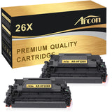 Arcon Compatible Toner Cartridge Replacement for HP 26X CF226X 26A CF226A HP M402n MFP M426fdw HP LaserJet Pro M402n M402dn M402dw M402d HP LaserJet Pro MFP M426dw M426fdw M426fdn Printer Ink-2 Packs