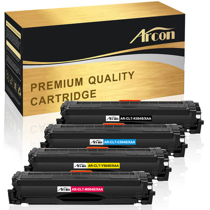 Arcon Toner Cartridge For Samsung Multifunction Laser Printer Cartridge Xpress SL-C1860FW SL C1810W C1860 SLC1810W CLX-4195FW Toner Ink Samsung Toner CLT C504S CLT-M504S CLT-K504S CLT-Y504S Toner