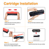 Arcon Compatible Toner Cartridge Replacement for Canon 055H Cartridge 055H 055 Canon Color imageCLASS MF743Cdw MF741Cdw MF746Cdw MF745Cdw LBP664Cdw LBP660C Toner MF740 Series (KCMY,4 Pack)
