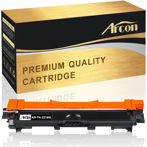Arcon 1 Pack Compatible for Brother TN-221BK Toner Cartridge for MFC 9130cw 9340cdw Printer