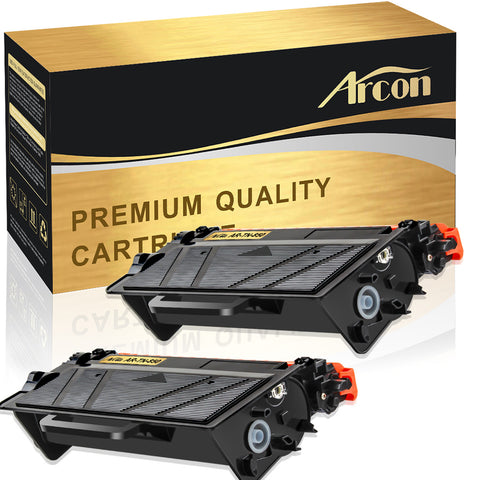 Arcon 2PK TN850 Compatible for Brother TN-850 TN-820 HL-L6200dw Toner Cartridge Brother HLL6200dw L6200dwt L5100dn L5200dwt L6300dw MFC-L5900dw MFC L5850dw L5700dw L6700dw L6800dw DCP-L5500dn Printer