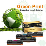 Arcon Compatible Toner Cartridge Replacement for Canon 054H 054 Toner Cartridge 054H CGR-054H Canon imageclass MF644CDW LBP622CDW for Canon Color imageCLASS MF644CDW MF642CDW LBP622CDW Toner (4-Pack)