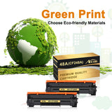 Arcon Compatible Toner Cartridge Replacement for HP 48A CF248A HP M15W HP M28W M29W HP Laserjet Pro M15w M15a M16a M16w HP Laserjet MFP M28w M28a M29a MFP M29w 48A CF248A Printer Toner (Black,2 Packs)
